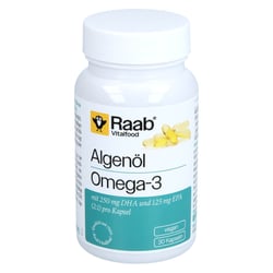 Raab Vitalfood Algenöl Omega-3 Kapseln