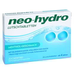 NEO-HYDRO Lutschtabletten Menthol zuckerfrei