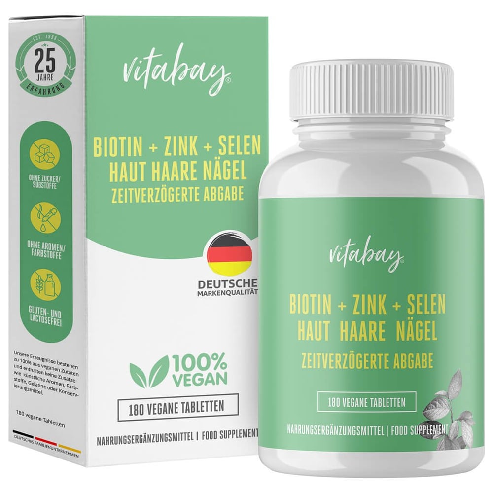 Biotin Zink Selen Haut