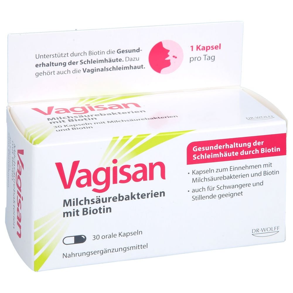 VAGISAN Milchsäurebakterien mit Biotin Kapseln