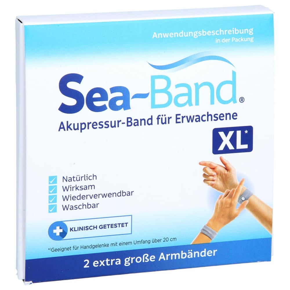 SEA-BAND Akupressurband f.Erwachsene XL grau