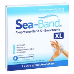 SEA-BAND Akupressurband f.Erwachsene XL grau