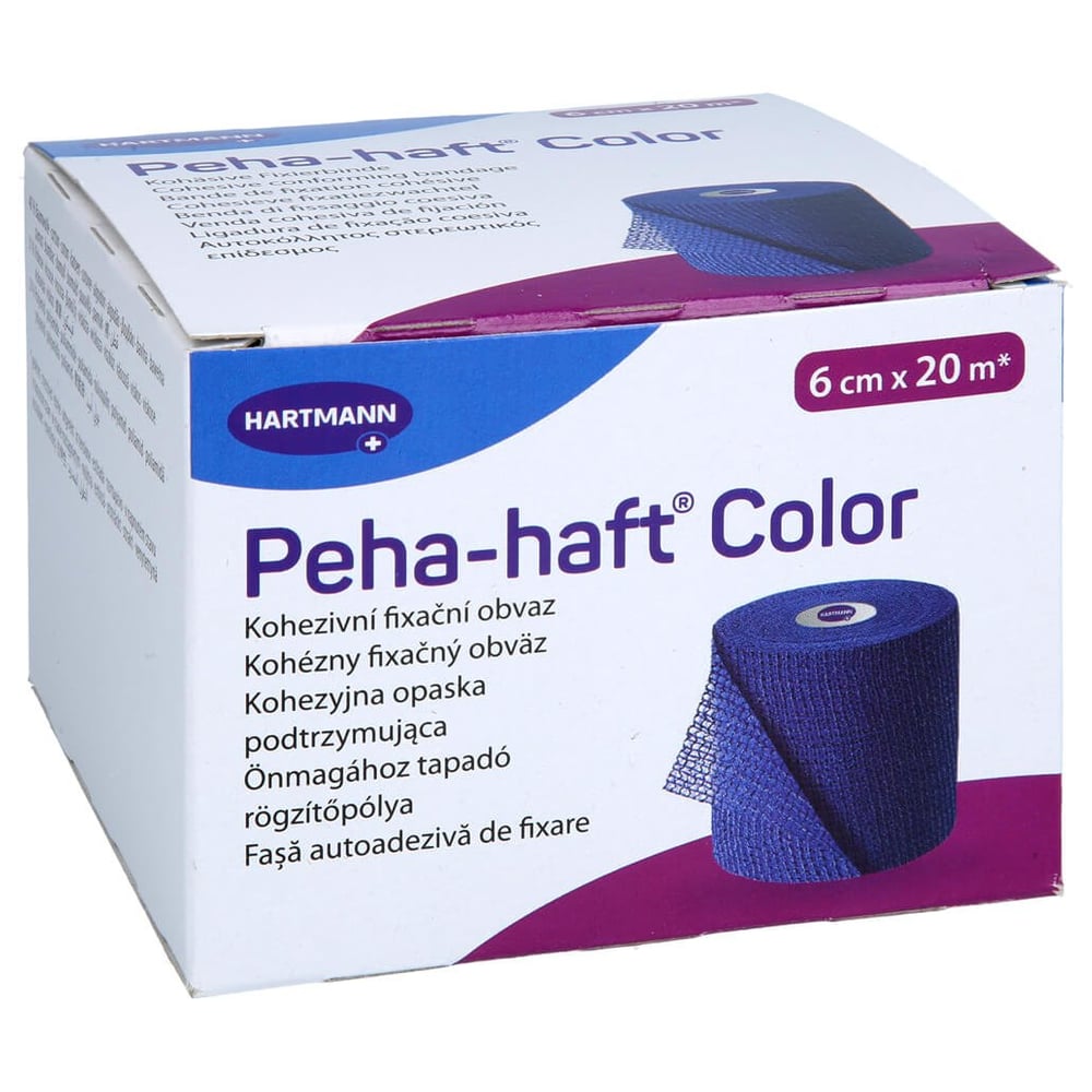PEHA-HAFT Color Fixierb.latexfrei 6 cmx20 m blau