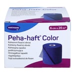 Peha-haft Color Fixierbinde latexfrei 6 cmx20 m blau Adequapharm
