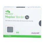 Mepilex Border Ag Schaumverband 7x7,5 cm steril Produktbild 2