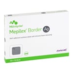 Mepilex Border Ag Schaumverband 10x12,5 cm steril Produktbild 1