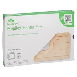 Mepilex Border Flex Schaumverband haftend 15x20 cm Crosp Medical