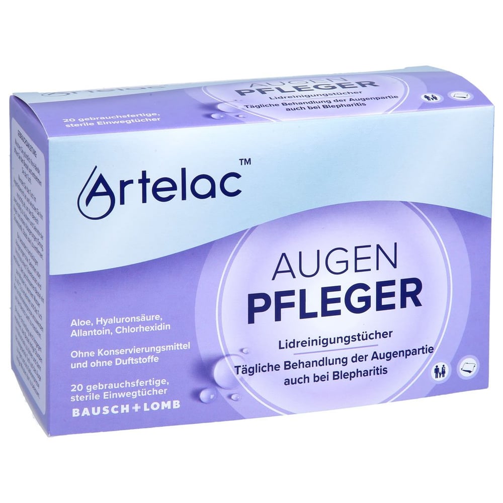 ARTELAC Augenpfleger Lidreinigungstücher