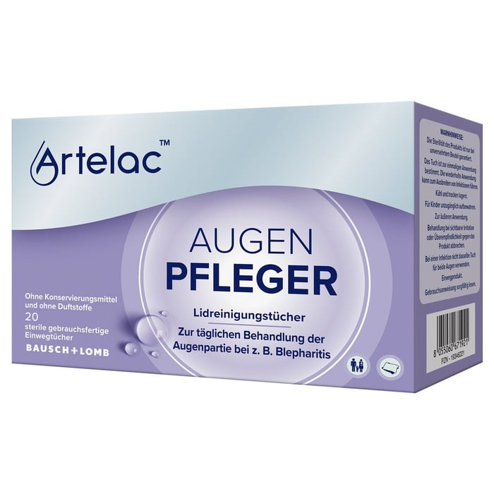 ARTELAC Augenpfleger Lidreinigungstücher