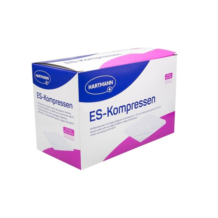 Es-kompressen steril 10x20 cm 12fach Großpackung