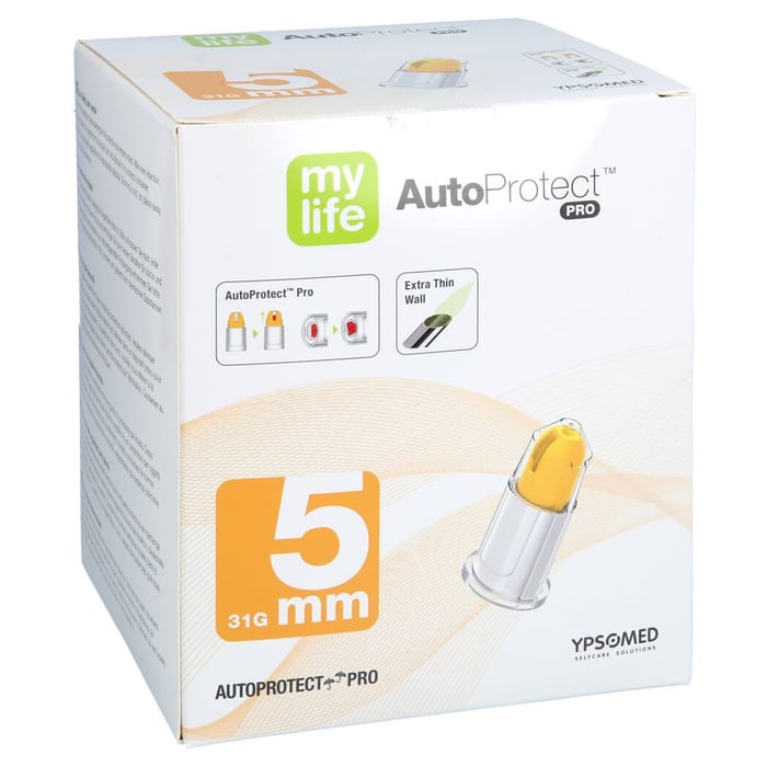 Mylife AutoProtect Pro Sich.-Pen-Nadeln 5 mm 31 G