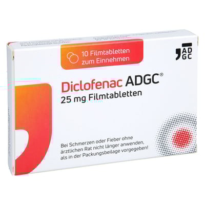 Diclofenac ADGC 25 mg