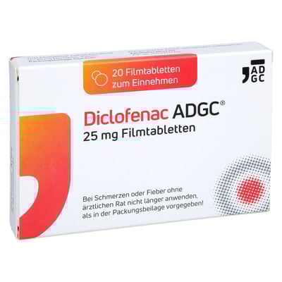 Diclofenac ADGC 25 mg