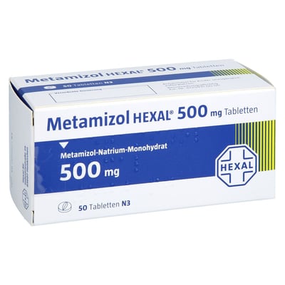 Metamizol HEXAL 500 mg Produktbild 1