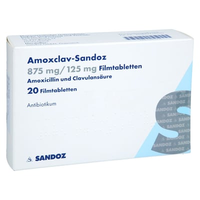 Amoxclav-Sandoz 875/125 mg