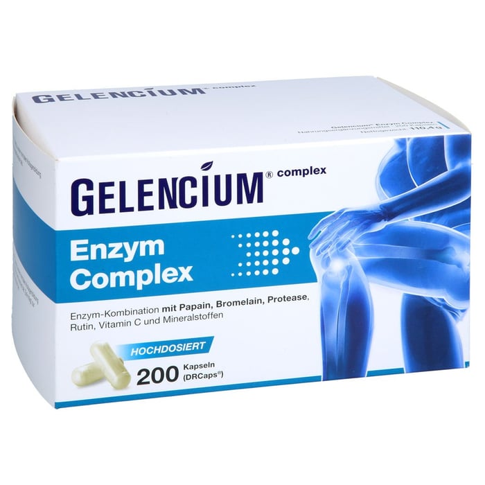 Gelencium Enzym Complex hochdos.m.Bromelain Kaps.