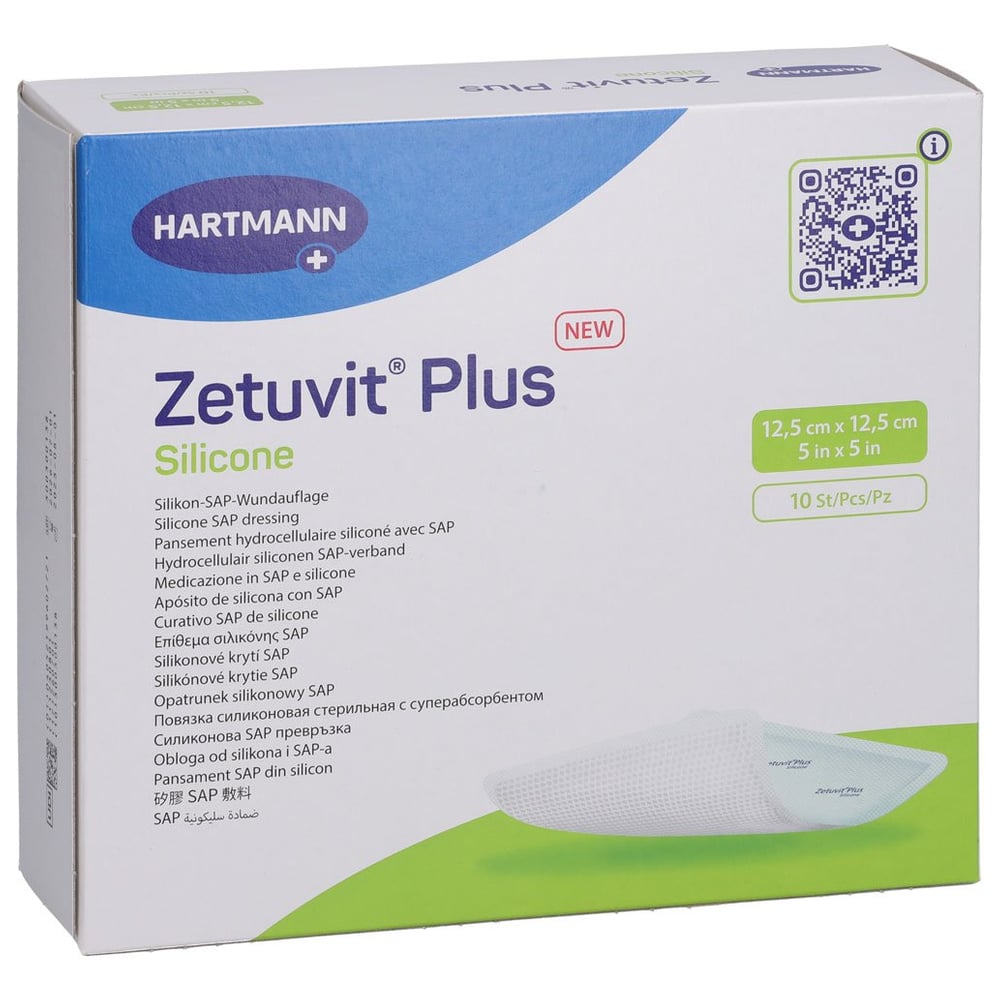 Zetuvit Plus Sil 12.5x12.5
