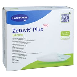 ZETUVIT Plus Silicone steril 8x8 cm B2B Medical