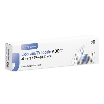 Lidocain/Prilocain ADGC 25 mg/g + 25 mg/g Produktbild 1