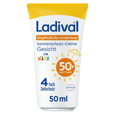 LADIVAL empfindliche Kinderhaut Creme LSF 50+