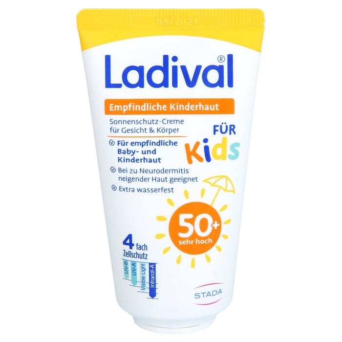 LADIVAL empfindliche Kinderhaut Creme LSF 50+