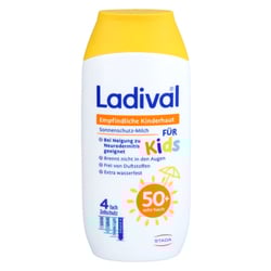 LADIVAL empfindliche Kinderhaut Milch LSF 50+