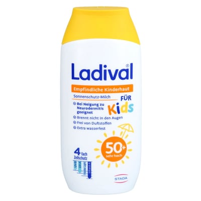 LADIVAL empfindliche Kinderhaut Milch LSF 50+