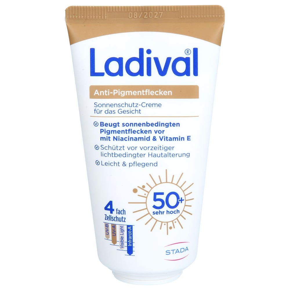 LADIVAL Anti-Pigmentflecken Creme Gesicht LSF 50+