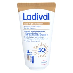 LADIVAL Anti-Pigmentflecken Creme Gesicht LSF 50+