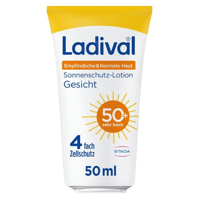 LADIVAL empfindliche Haut Lotion Gesicht LSF 50+ Produktbild 1