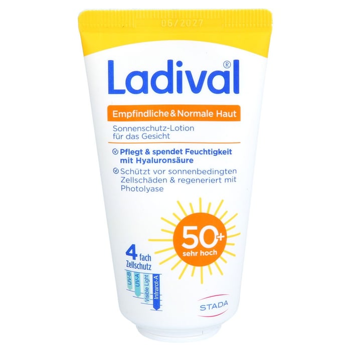 LADIVAL empfindliche Haut Lotion Gesicht LSF 50+