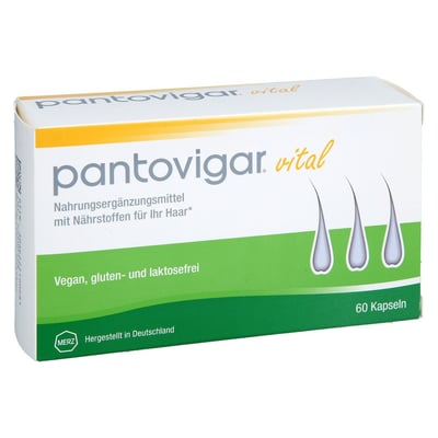PANTOVIGAR vital Kapseln mit Nährstoffen für Haare Produktbild 1