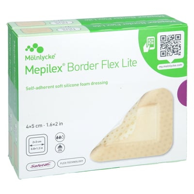 Mepilex Border Flex Lite Schaumverband 4X5 cm Avitamed