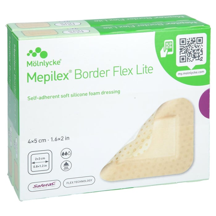 Mepilex Border Flex Lite Schaumverband 4X5 cm