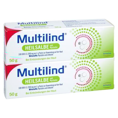 Multilind Heilsalbe mit Nystatin und Zinkoxid