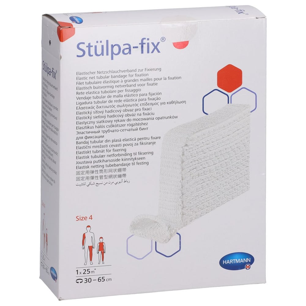 Stülpa Fix Gr.4 Bein/Fuß/Kdr.Rumpf 25 m Netzschl.