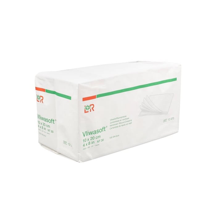 Vliwasoft Vlieskompressen unsteril 10x20 cm 4l.
