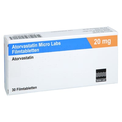 Atorvastatin Micro Labs 20 mg FT Produktbild 1