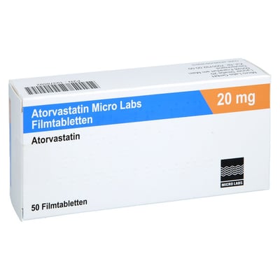 Atorvastatin Micro Labs 20 mg FT Produktbild 1