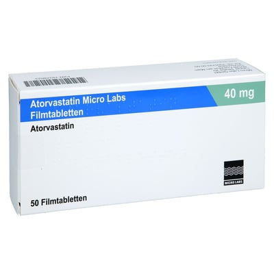 Atorvastatin Micro Labs 40 mg FT Produktbild 1
