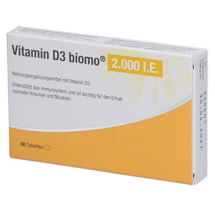 Vitamin D3 Biomo 2.000 Ie