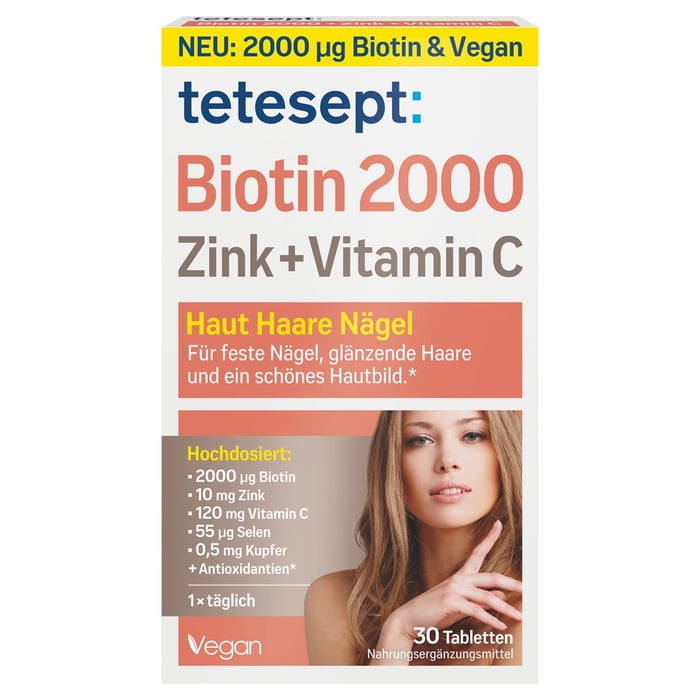TETESEPT Biotin 2000 Filmtabletten