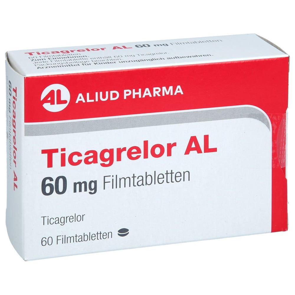 Ticagrelor AL 60 mg