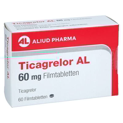 Ticagrelor AL 60 mg