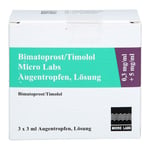 Bimatoprost/Timolol Micro Labs 0,3 mg/ml + 5 mg/ml Produktbild 2