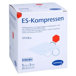 ES-KOMPRESSEN steril 5x5 cm 8fach