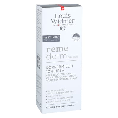 WIDMER Remederm dry Skin Körpermilch 10% Urea l.P.