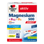 DOPPELHERZ Magnesium 500+B12+D3 Depot DIRECT Pell.