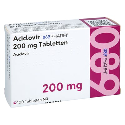 Aciclovir 089Pharm 200 mg Produktbild 1
