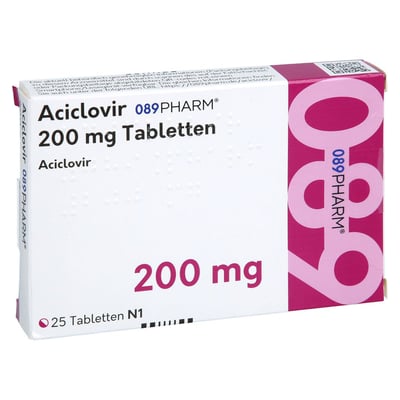 Aciclovir 089Pharm 200 mg Produktbild 1